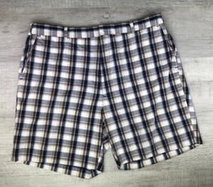 Vintage Campus Golf Shorts Plaid 70s 80s Preppy Golfer Nerd Look Mens Size 36-38 - Picture 1 of 12