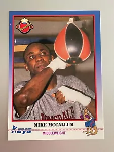 1991 Kayo Mike McCallum #129 biglietto da boxe - Foto 1 di 2