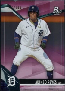 2021 Bowman Platinum Pink #Top-43 Adinso Reyes Detroit Tigers /199 - Picture 1 of 2