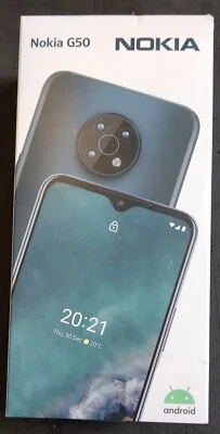 Nokia G50 64GB Ocean Blue Unlocked Dual SIM Android Smartphone New Opened - Image 1 of 3
