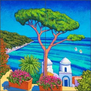 Mural de cerámica artística de azulejos mediterráneos Stefano Calisti POV-SC001 - Imagen 1 de 7