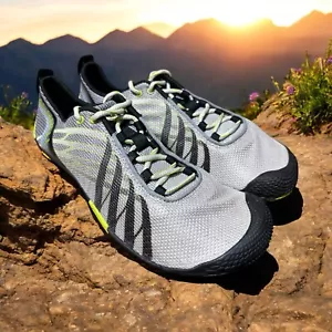 Merrell Uomo Taglia 7 Vapor Glove Vibram Grigio Lime Scarpe da Corsa Minimaliste Usato in Ottime Condizioni - Foto 1 di 7