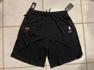 NIKE Miami Heat NBA Basketball Shorts Black Comfort AV1811-010 Men’s XL-Tall - Picture 1 of 11