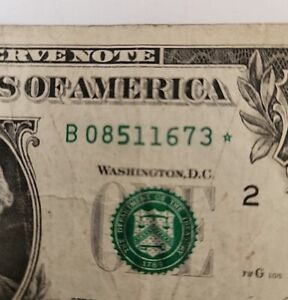 2013 1 dollar star note duplicate serial b