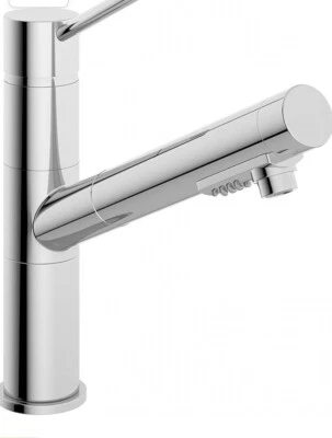 Grifo de cocina extraíble de un solo mango de diámetro Symmons SK-7200-PO en cromo pulido Foto 1 de 4