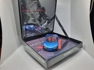 Concept car Venturi 300 Fetich modelo a escala 1/43 azul Norev 250000 Foto 1 de 4
