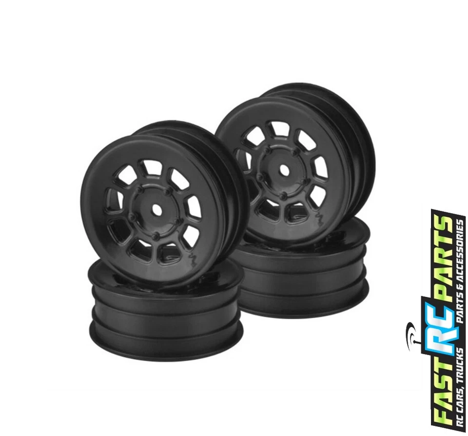 JConcepts 9 shot 2.2 front wheel black - 4pc JCO3397B - Image 1 of 1