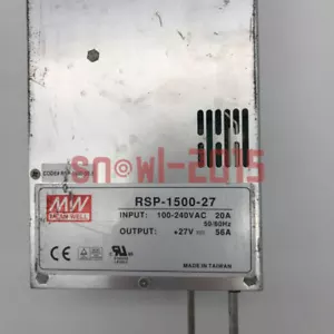 1pcs used MEAN WELL RSP-1500-27 Switching Power Supply - Picture 1 of 5