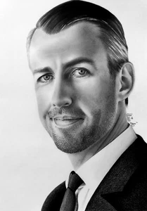 Sebastian Pufpaff ♥ Comedian | Kabarettist ♥ Portrait - Zeichnung ♥ A4 ♥ s/w - Bild 1 von 1