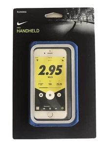 Nike Lean Handheld Armband Cellphone Case Indigo Blue/ Silver - Picture 1 of 6