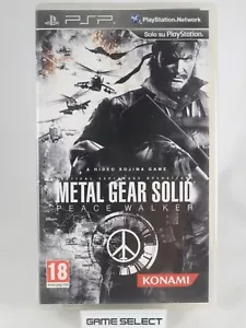 Metal Gear Solid Peace Walker Psp PLAYSTATION Pal - Original Complete - Picture 1 of 6