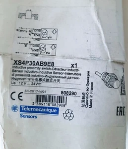TELEMECANIQUE XS4P30AB9E8 INDUCTIVE SENSOR PROXIMITY SWITCH M30 12-24V - Picture 1 of 12