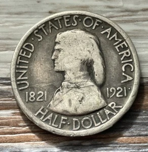 1922 Missouri Commemorative | Circ | Silver Half Dollar | Philadelphia - Picture 1 of 2