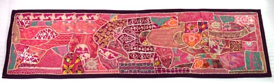 Indien Banjara Style Table Runner nice Colorful Patchwork Tapestry. i17-176 - Image 1 of 4