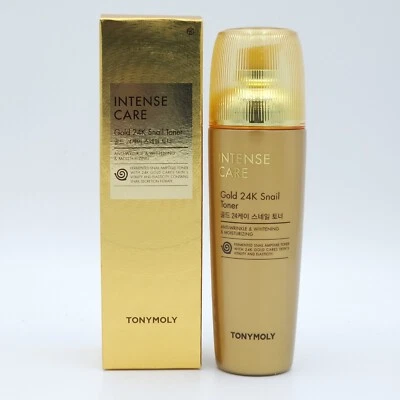 TONYMOLY Intense Care Gold 24K Snail Toner 140ml Anti Wrinkle Moisture K-Beauty - Image 1 of 4