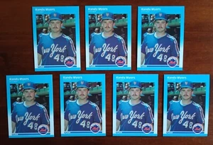 1987 Fleer Update GLOSSY #U-85 RANDY MYERS - NEW YORK METS - Lot of (7) - Picture 1 of 2