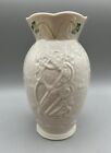Beleek Durham 6" Vase with Shamrocks, Made in Ireland, fine china