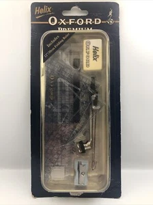Helix Oxford Premium Set mathematischer Instrumente NOS #02432 (beschädigte Dose) - Bild 1 von 3