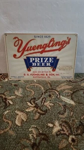 Brand New Repro Yuengling's Prize Beer Tin Sign! - Picture 1 of 2