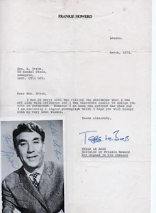 FRANKIE HOWERD signed 8x10" photo - Picture 1 of 1