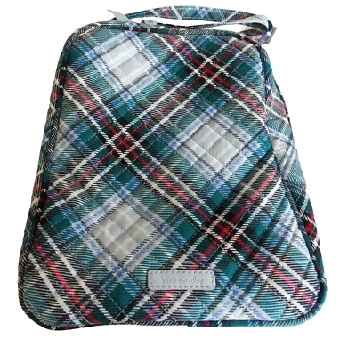 Vera Bradley Bolso refrigerador de almuerzo de algodón a cuadros nevados  Foto 1 de 3