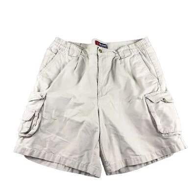 Pantalones Cortos Reel Legends Para Hombre 38 Marfil Algodón Rendimiento Carga Pesca Ligera Foto 1 de 4