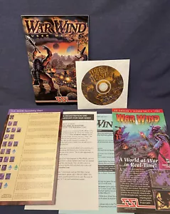 Juego de computadora WAR WIND SSI cdrom 1996 manual de usuario gráfico + papeles estrategia sin caja - Imagen 1 de 6