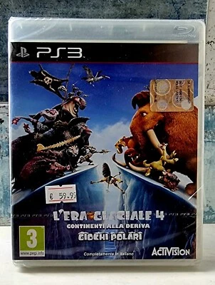 L'ERA GLACIALE 4 CONTINENTI ALLA DERIVA VIDEOGIOCO PER BAMBINI PS3 PLAYSTATION 3 - Immagine 1 di 3