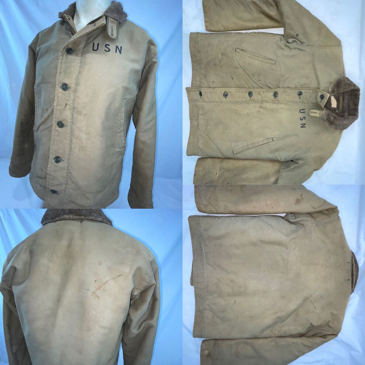 Usn Deck Jacket In Vintage Outerwear Coats & Jackets For Men Usn Deck Jacket In Vintage Outerwear Coats & Jackets For Men