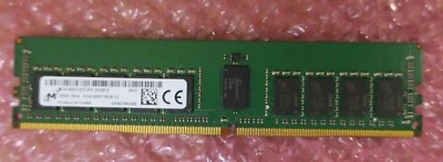 Micron 16GB PC4-2400T 2Rx4 ECC PC4-19200 MTA18ASF2G72PZ-2G3B1 Server Memory - Image 1 of 2