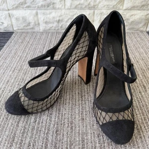 Seltene Dolce&Gabbana schwarze Leder Pumps Größe 36EU/6US Absätze Damenschuhe authentisch - Bild 1 von 10