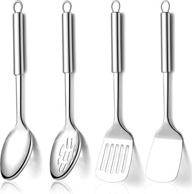Utensili Cucina Set 4 Pezzi, Set Di Utensili Da Cucina in Acciaio Inossidabile,  - Immagine 1 di 4