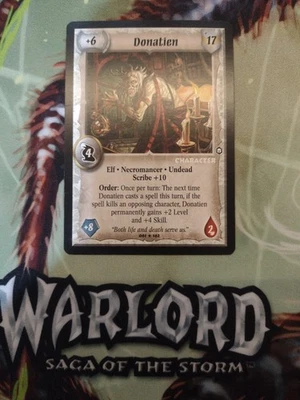 Warlord Saga of the Storm - Donatien Elf Raro - Antiguos Foto 1 de 2