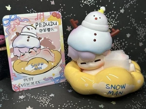Pedudu: Colorful World Series ‘Puff Snowman’ NEW Open Bag And BoxW/card - Picture 1 of 8