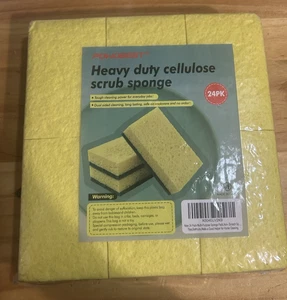 Strapazierfähiger Zellulose Peeling Rechteck Schwamm 24 Stück - Bild 1 von 2