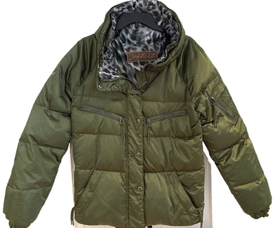 Ropa exterior de lujo abrigo chaqueta acolchada JET SET JETSET estilo Moncler talla M/L verde Foto 1 de 4