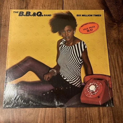 1983 THE BROOKLYN BRONX & QUEENS BAND B.B.&Q. Six Million Times LP Funk Shrink Foto 1 de 4