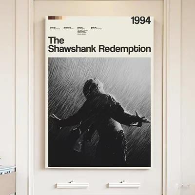 The Shawshank Redemption Movie Poster Classic Drama Wall Art Print No Frame - Image 1 of 4