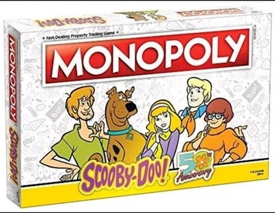 Scooby-Doo 50th Anniversary Monopoly Board Game BRAND NEW FACTORY SEALED  - Image 1 of 3