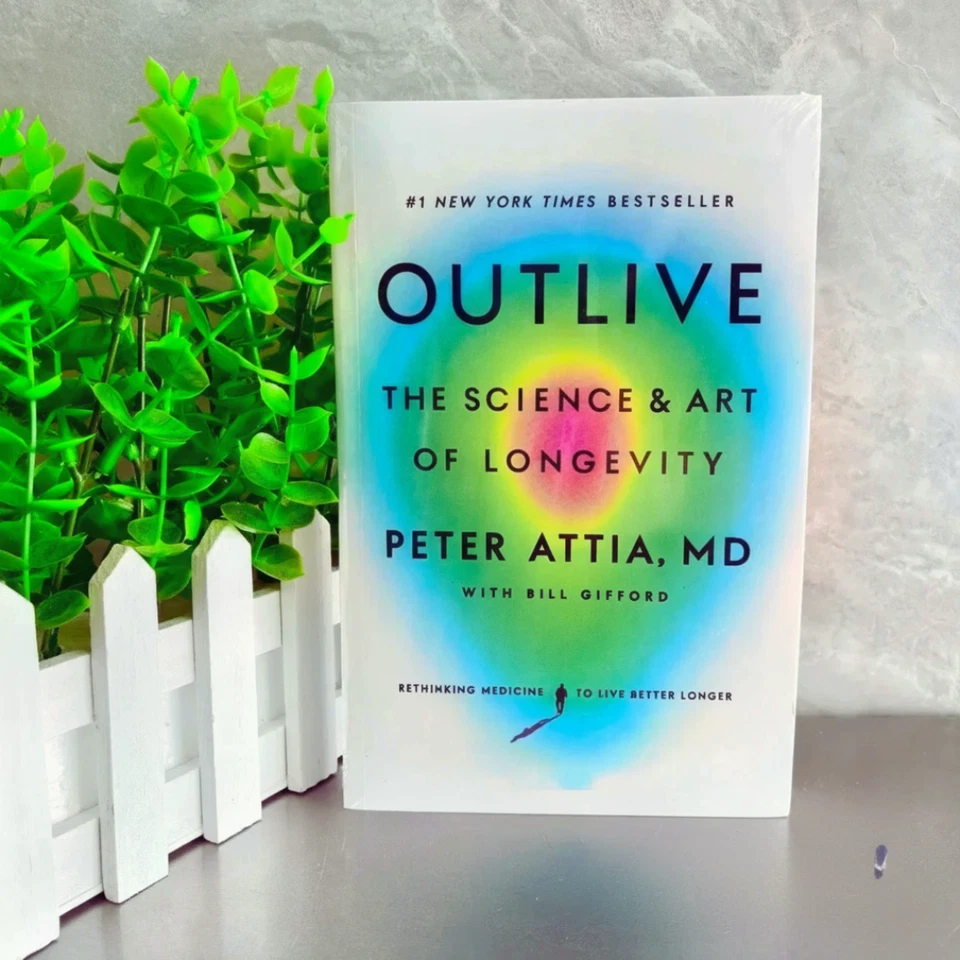 Outlive : The Science and Art of Longevity by Peter Attia ( PaperBack) Foto 1 de 4