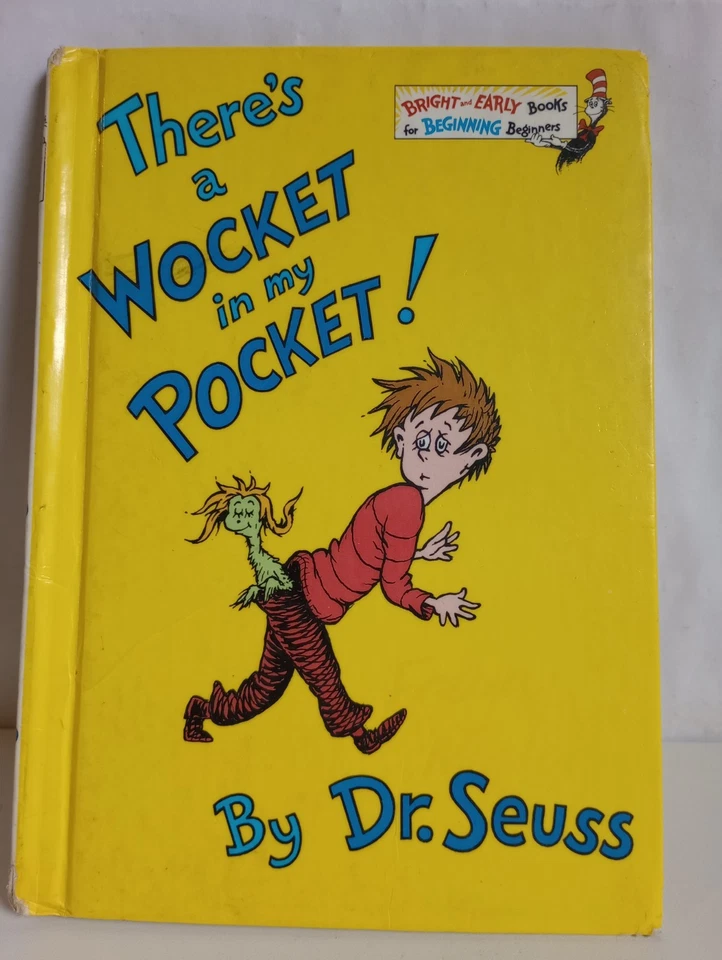 Vintage There's a Wocket in My Pocket Dr. Seuss H/C First Edition 1974 - image 1 of 4