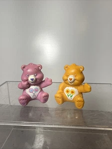 Care Bears Sitting Collectible Mini Toy Figures TCFC PVC Figures Lot Of 2 - Picture 1 of 11