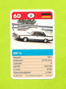 Carte Mercedes Benz - ESF 13 - N°6D - Picture 1 of 2