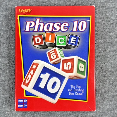 Phase 10 Dice Game Red Fundex Complete Score Pad Instructions 2001 Excellent - Image 1 of 4