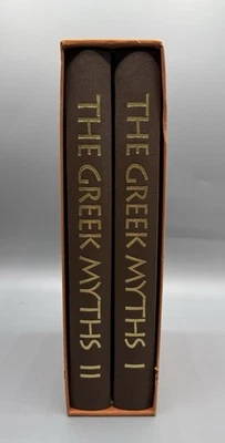 The Greek Myths by Robert Graves – Folio Society 1996, 2 Vol. Slipcase Set Foto 1 de 4