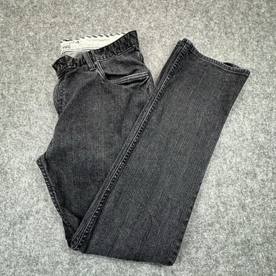 Pantalones de mezclilla Vans para hombre 34x32 negros de pierna recta estilo OK4FBLK patinador ropa de calle Foto 1 de 4