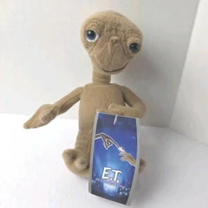 E.T. Extra Terrestrial 8 Zoll Plüschpuppe Universal Studios mit Etikett - Bild 1 von 4
