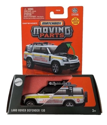 MATCHBOX 2025 MOVING PARTS LAND ROVER DEFENDER 130 EMERGENCY RESCUE 🔥 🚒 - Image 1 of 2