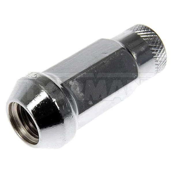For Chevy Camaro 82-02 Dorman Chrome Cone Seat Duplex Acorn Open End Lug Nuts - Image 1 of 4