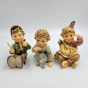 Lote de figuras de colección Goebel Hummel Wanderer europeas australianas americanas 1998 *EMISIÓN - Imagen 1 de 10
